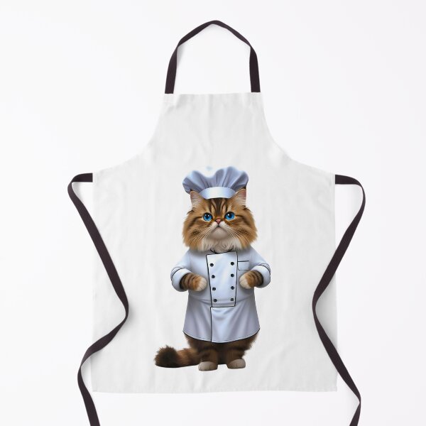 Item preview, Persian Cat Chef Cute Culinary Kitty Art for Cat Lovers designed and sold by Fredster1966.