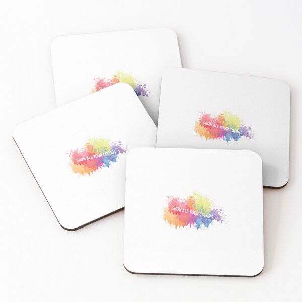 Item preview, "Show All Your Colors" Pride Pun Sticker designed and sold by cute-and-punny.