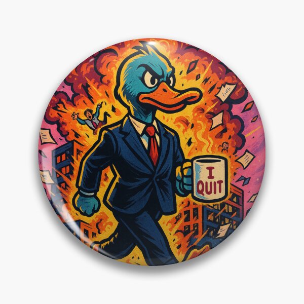 Item preview, Duck Walks Away from Office Chaos designed and sold by QuirkWears.