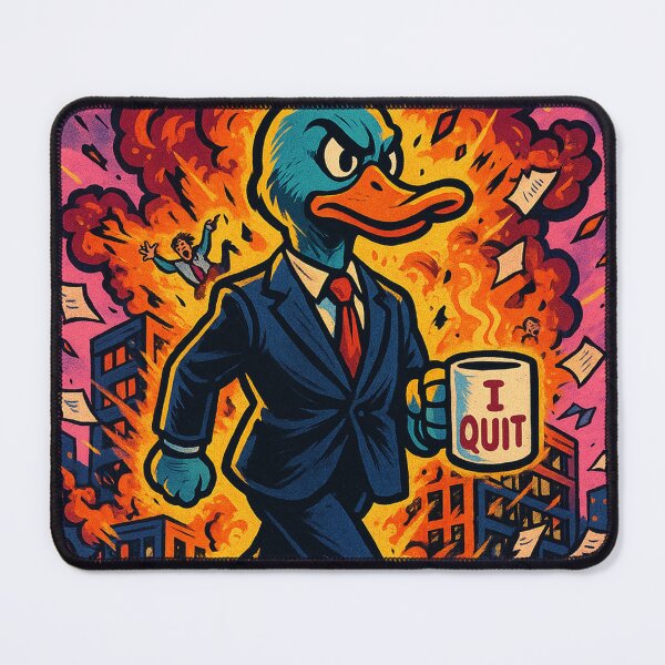 Item preview, Duck Walks Away from Office Chaos designed and sold by QuirkWears.