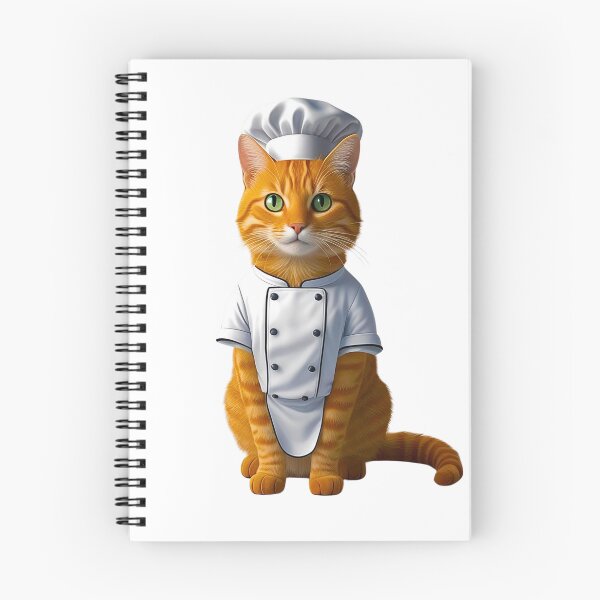 Item preview, Orange Tabby Cat Chef Cute Cooking Kitty Art for Cat Lovers designed and sold by Fredster1966.
