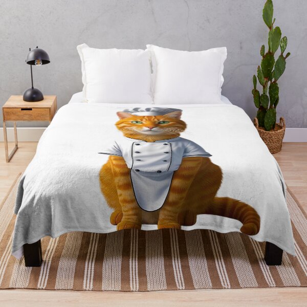 Item preview, Orange Tabby Cat Chef Cute Cooking Kitty Art for Cat Lovers designed and sold by Fredster1966.