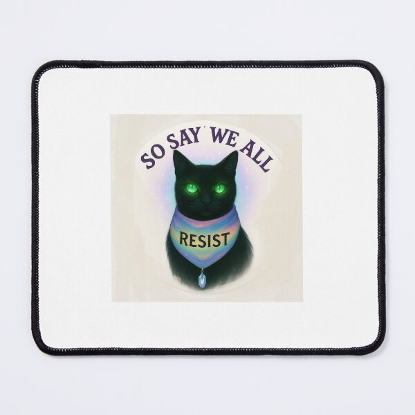 Item preview, Black Resistance Cat So  Say We All designed and sold by Ann Marie Olsen.