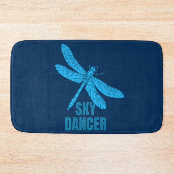 Item preview, Sky Dancer Grunge Blue Dragonfly  designed and sold by donwillisjrart.