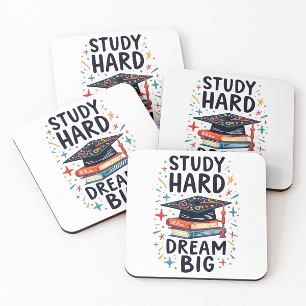 Item preview, Study Hard, Dream Big designed and sold by Simple_Designs.
