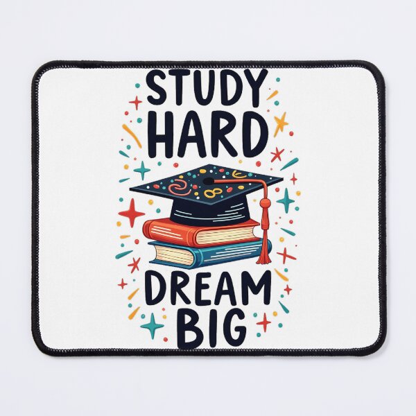 Item preview, Study Hard, Dream Big designed and sold by Simple_Designs.