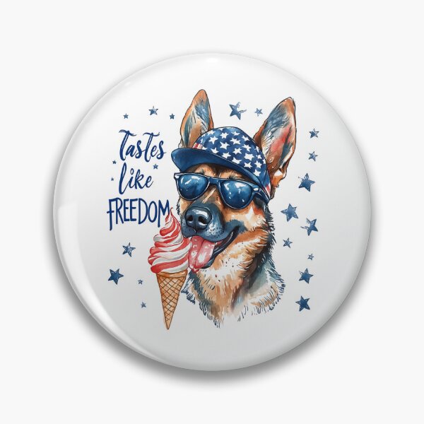 Item preview, Tastes Like Freedom German Shephard designed and sold by TheEmptyBottleStudio.