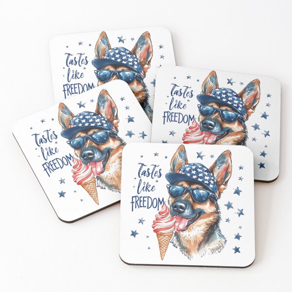 Item preview, Tastes Like Freedom German Shephard designed and sold by TheEmptyBottleStudio.