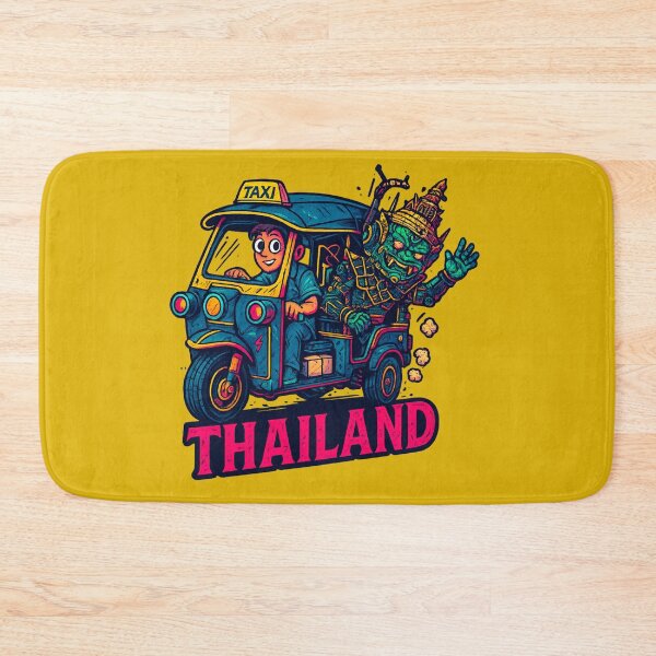 Item preview, Thailand Tuk-Tuk Adventure: Mythical Guardian Ride designed and sold by Thaivi Design.