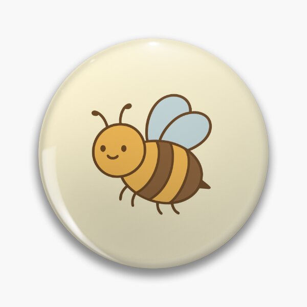 Item preview, Beatrice the Bee - Adorable Kawaii Bee designed and sold by PatchAndPetal.