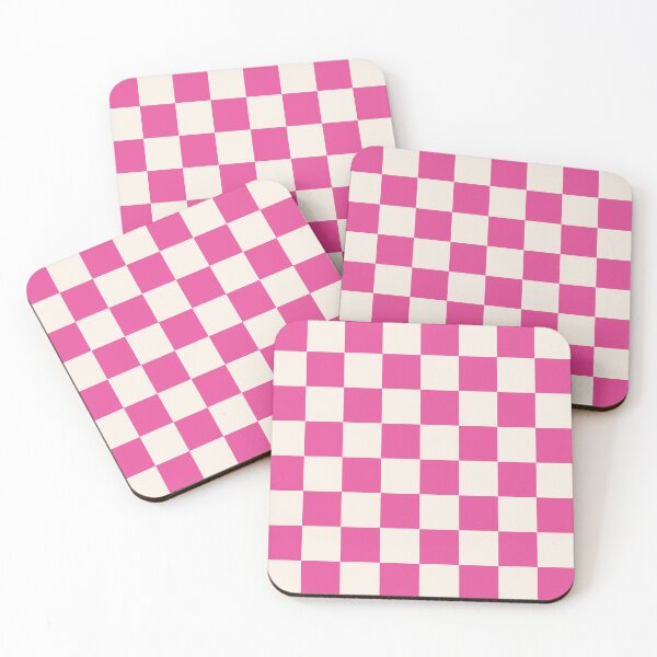 Item preview, Copy of Ivory and Fuchsia Pink Color Block Quad designed and sold by Teacup Tiger Designs.
