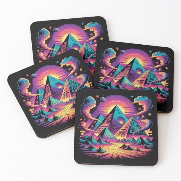 Item preview, Pyramids in a psychedelic style-2. designed and sold by Lilashakti ⭐️ ⭐️ ⭐️ ⭐️ ⭐️.