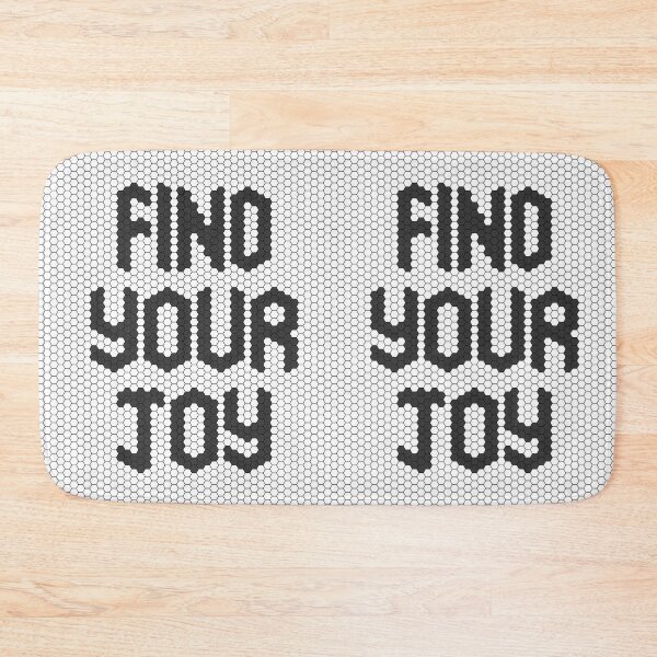 Item preview, Find Your Joy Black Mosaic Mental Health Reminder designed and sold by kakarikihill.