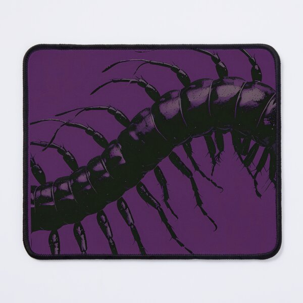 Item preview, Centipede - dark purple creepy scolopendra designed and sold by Fantasy Cache.