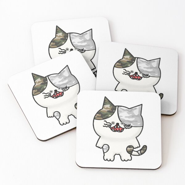 Item preview, "Roku the Funky Combat Cat" designed and sold by クレープリーロク.