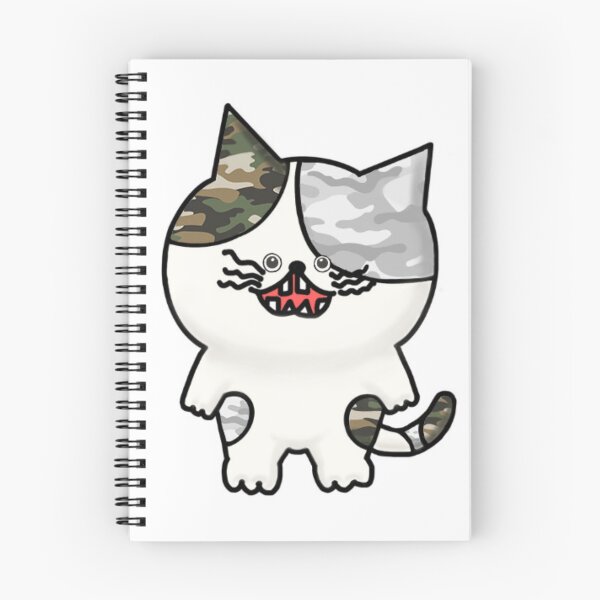 Item preview, "Roku the Funky Combat Cat" designed and sold by クレープリーロク.
