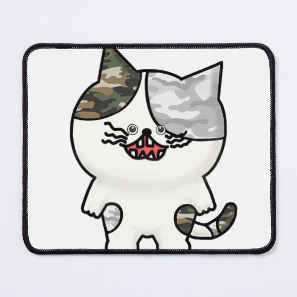 Item preview, "Roku the Funky Combat Cat" designed and sold by クレープリーロク.