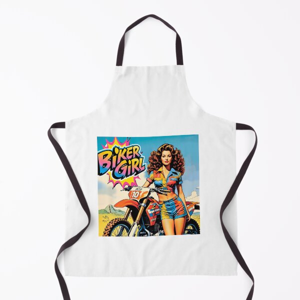 Item preview, Beautiful biker girl design, for girls who like comic-style adrenaline #5. designed and sold by UrbanTRIP.