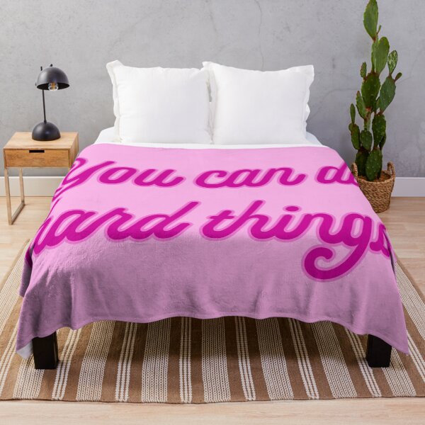 Item preview, You Can Do Hard Things - Fuchsia designed and sold by sillyjess.