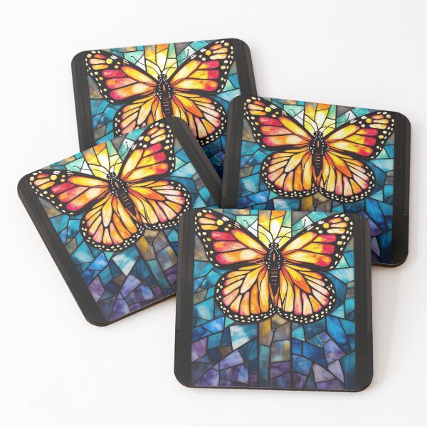 Item preview, Vibrant Monarch: A Stained Glass Butterfly designed and sold by Nimrodious.