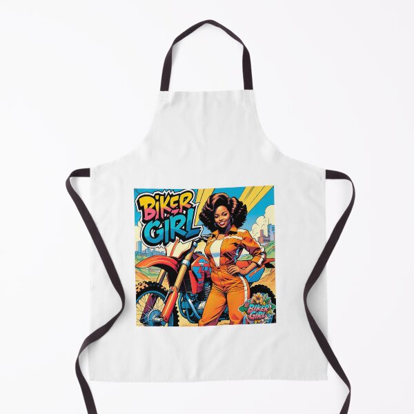 Item preview, Beautiful biker girl design, for girls who like comic-style adrenaline #6. designed and sold by UrbanTRIP.