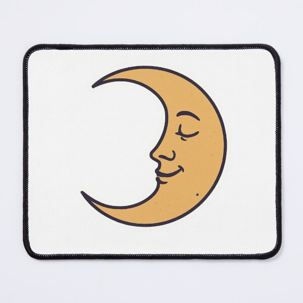 Item preview, Vintage Crescent Moon Face designed and sold by dontblong.