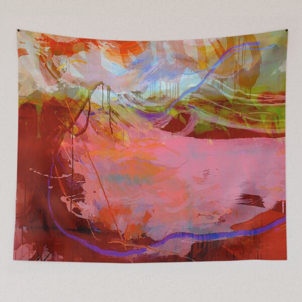 Item preview, Painterly Abstract Landscape designed and sold by ViaARTfactory.