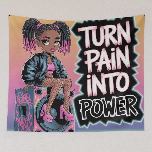 Item preview, Pain Into Power designed and sold by DesignzByJai.