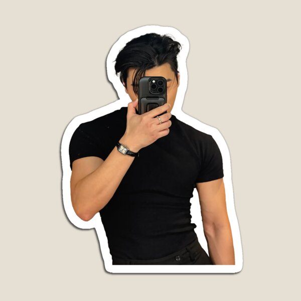 Item preview, San in black mirror selfie designed and sold by introelegrfx.