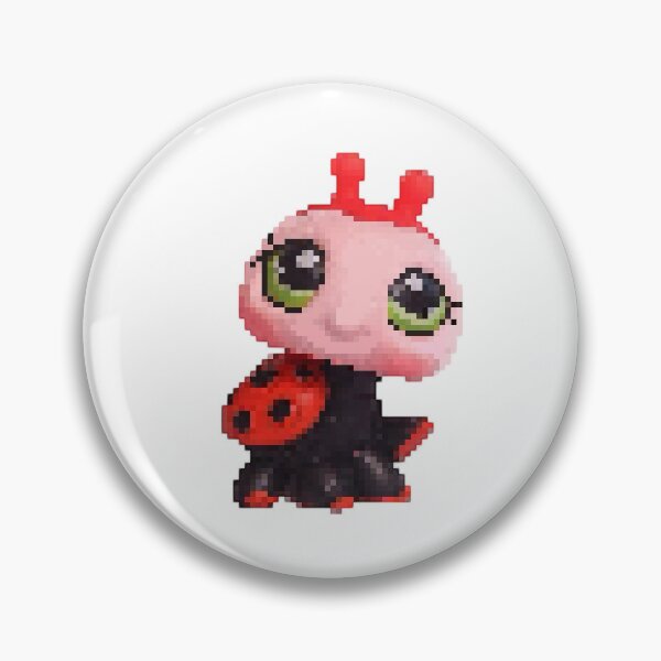 Item preview, lps lady bug in pixel art? designed and sold by vulpixystix.