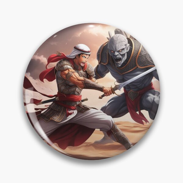 Item preview, Persian warrior vs. desert monster designed and sold by MerlinWear.