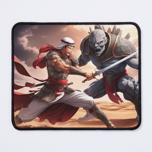Item preview, Persian warrior vs. desert monster designed and sold by MerlinWear.