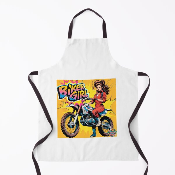 Item preview, Beautiful biker girl design, for girls who like comic-style adrenaline #8. designed and sold by UrbanTRIP.