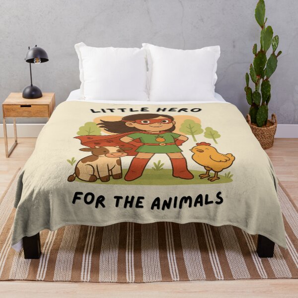 Item preview, Little Hero for the Animals – Vegan Superkid designed and sold by karinasalwaszka.