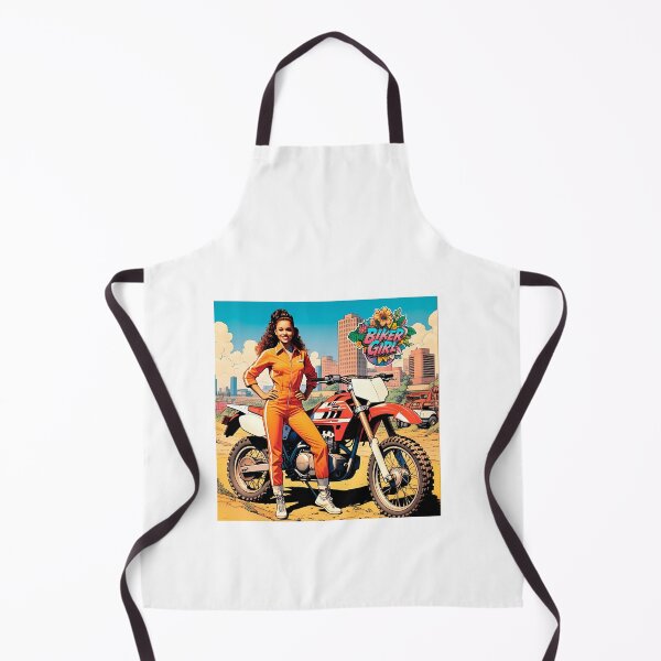 Item preview, Beautiful biker girl design, for girls who like comic-style adrenaline #9. designed and sold by UrbanTRIP.