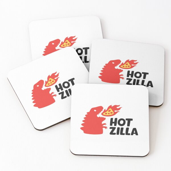 Item preview, HOT ZILLA Pizza Logo Design designed and sold by darkskinbender.