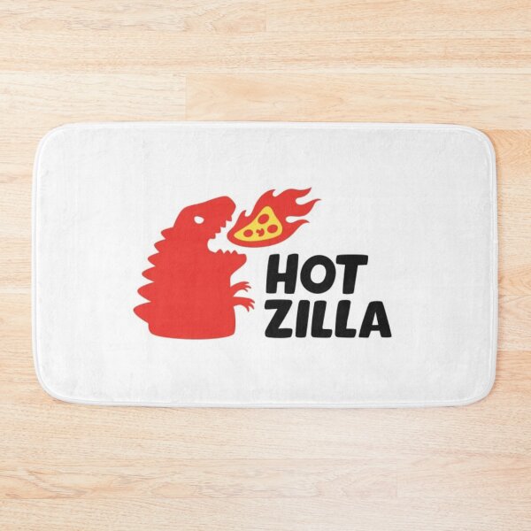 Item preview, HOT ZILLA Pizza Logo Design designed and sold by darkskinbender.