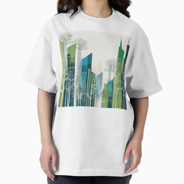 Item preview, City Meets Forest designed and sold by TheCustomCanvas.