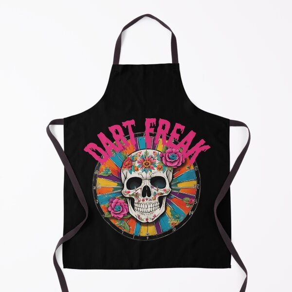 Item preview, Dart Freak Skull Floral Dartboard Design designed and sold by Lasheets.