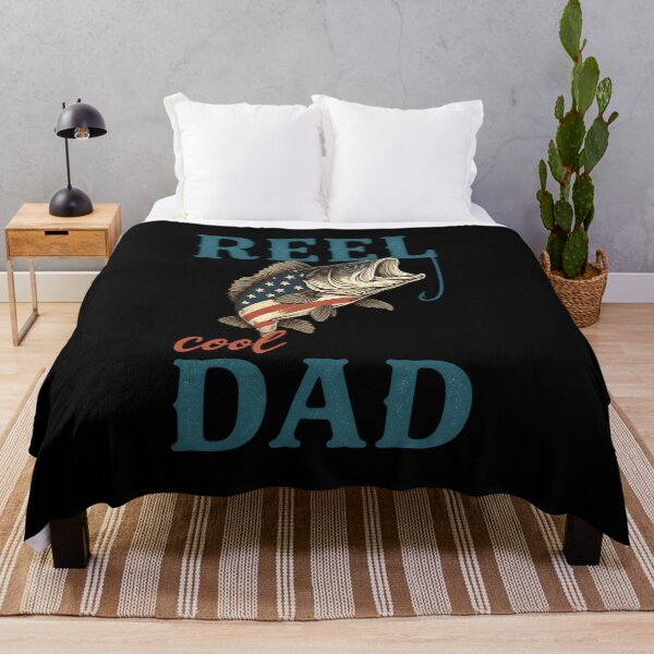 Item preview, Reel Cool Dad Fishing Dadd American US Flag Fathers Day designed and sold by cawtoon.