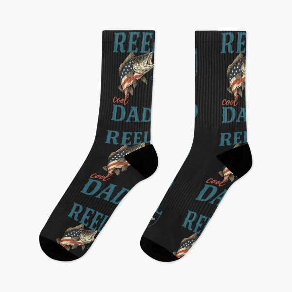 Item preview, Reel Cool Dad Fishing Dadd American US Flag Fathers Day designed and sold by cawtoon.