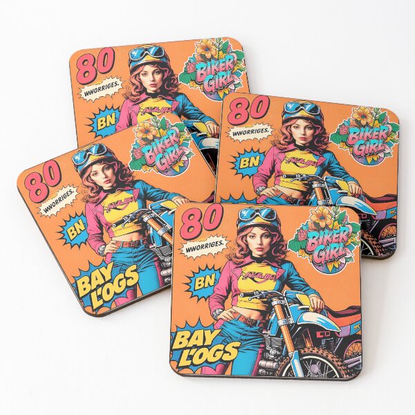 Item preview, Copia de Beautiful biker girl design, for girls who like comic-style adrenaline #9. designed and sold by UrbanTRIP.