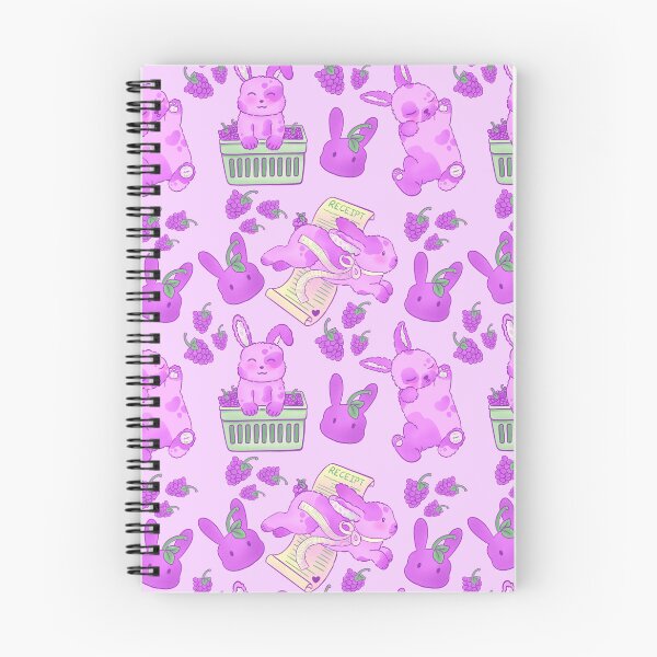 Item preview, Grape Bunny Pattern – Cute Kawaii Animal Illustration  designed and sold by KandiiJar.