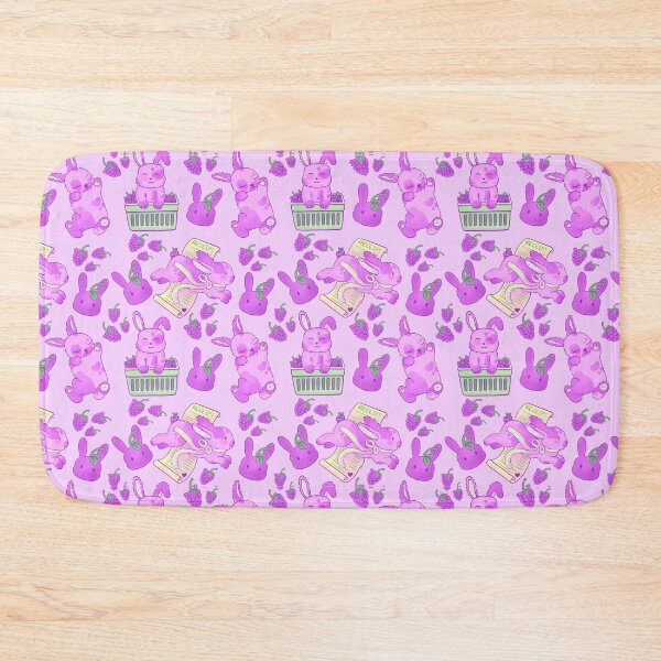 Item preview, Grape Bunny Pattern – Cute Kawaii Animal Illustration  designed and sold by KandiiJar.