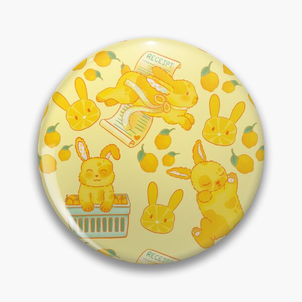 Item preview, Lemon Bunny Pattern – Cute Kawaii Animal Illustration  designed and sold by KandiiJar.