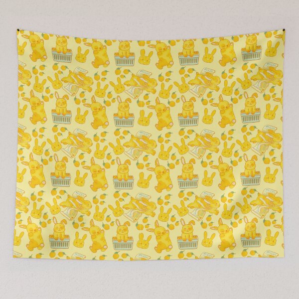 Item preview, Lemon Bunny Pattern – Cute Kawaii Animal Illustration  designed and sold by KandiiJar.