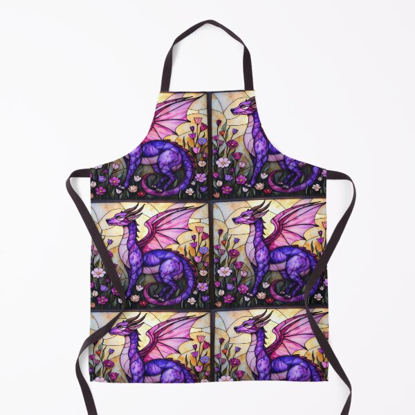 Item preview, Floral Guardian: A Stained Glass Dragon designed and sold by Nimrodious.