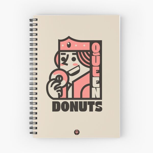 Item preview, Queen Donuts Cartoon Logo Design designed and sold by darkskinbender.