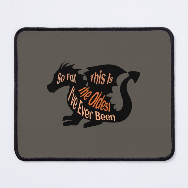 Item preview, "So far this is the oldest I've ever been" funny quotes, birthday shirts, dinosaur, designed and sold by karinasalwaszka.
