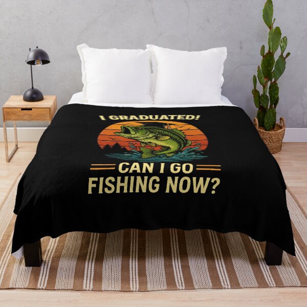 Item preview, Retro I Graduated Can I Go Fishing Now Cute Graduation designed and sold by MOHITSALVI.